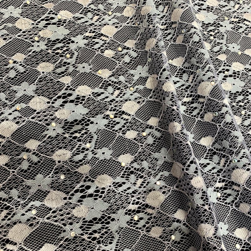 Lace Trim Sequin Polyester Lace Fabric for Apparel Wholesale Supplier 27